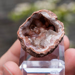 Roze amethist geode