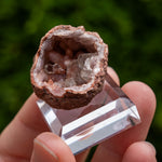 Roze amethist geode