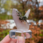 epidote red quartz peru