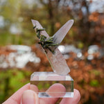 epidote red quartz peru