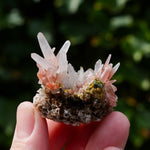 epidote red quartz peru
