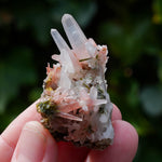 epidote red quartz peru