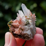 epidote red quartz peru