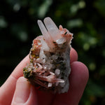 epidote red quartz peru