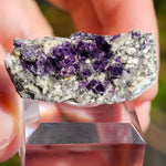 Fluoriet Saint Peray | Paarse fluoriet | Minerals by Mike & Isis
